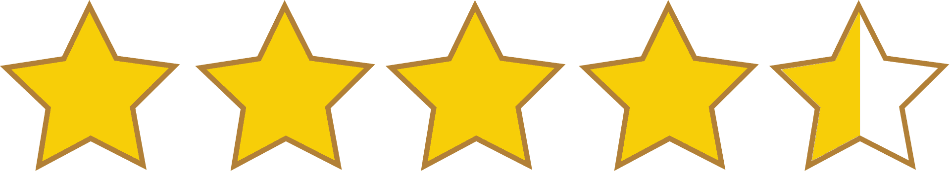 4.5 stars rating